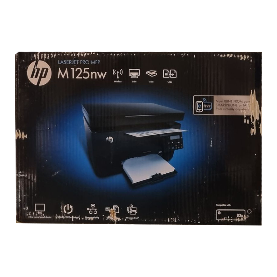 شافعی (84) پرینتر hp laserjet pro mfp m125nw - Image 1